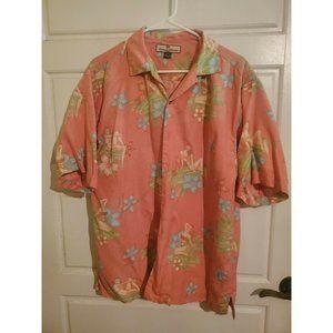 ~ Vintage Tommy Bahama Hawaiian Linen Button Up